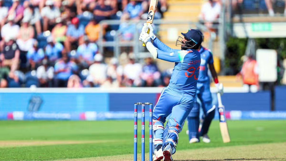 Jasprit Bumrah brings memories of 35 runs in over after smashing Saqib Mahmood in IND vs ENG ODI