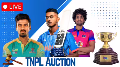 TNPL 2026 auction LIVE: Tamil Nadu Premier League auction gets underway