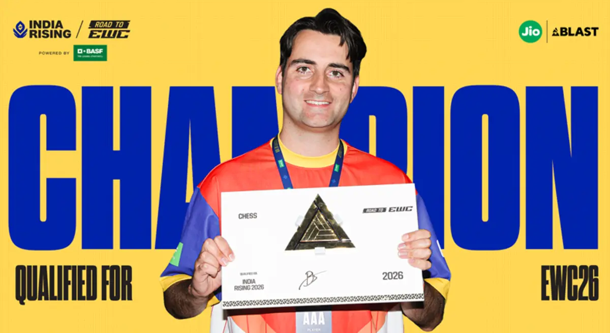 Benjamin Bok Secures EWC 2026 Spot Through the India Rising: Road to EWC26