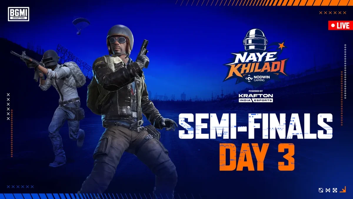 BGMI Naye Khiladi Semi Finals Day 3 Overall Standings and More