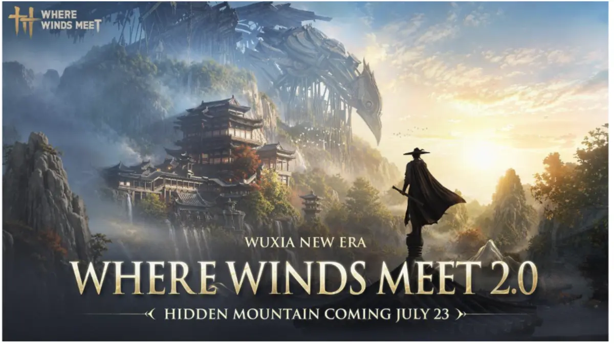Where Winds Meet Encounters “Eastern Steampunk” in Hidden Mountain Expansion Launching July 23